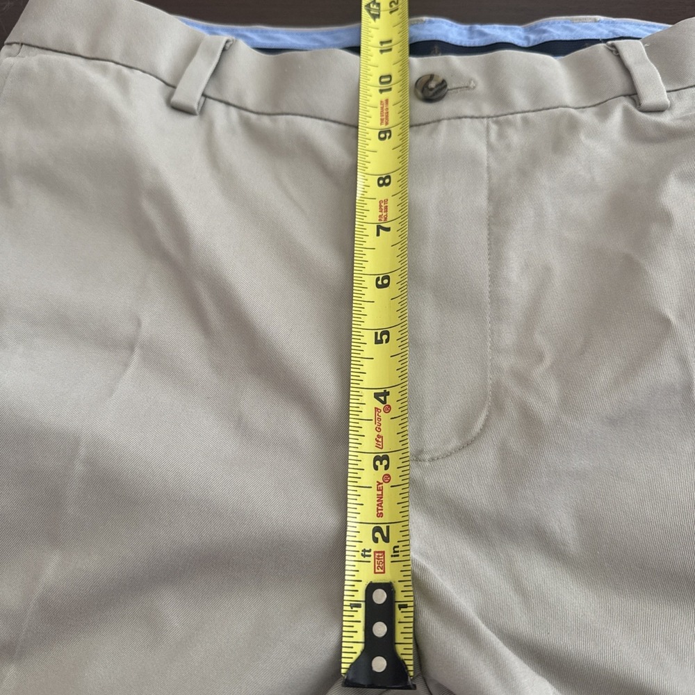 Brooks Brothers Advantage Chino Stretch Clark Fit Beige Men's Pant Size 35x 32 - Picture 6 of 10
